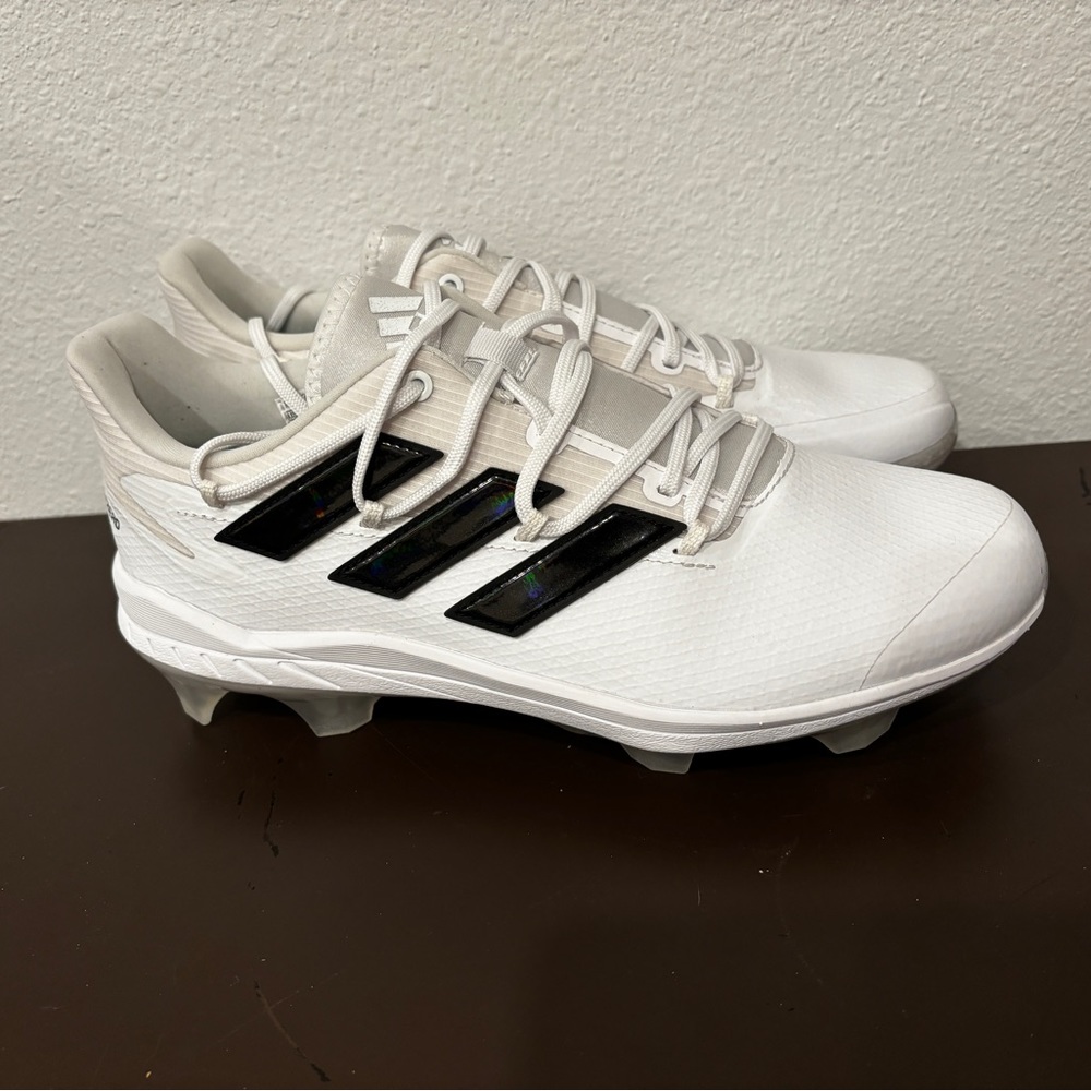 Men’s Size 9 Adidas Adizero Afterburner 8 Molded Baseball Cleats H00990 White